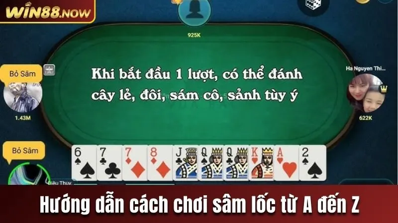 Hướng dẫn cách chơi sâm lốc từ A đến Z